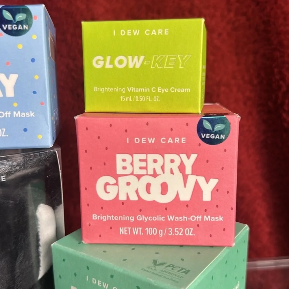 I DEW CARE Skincare Set w/Bonus: I DEW CARE Black Cat Headband, NIB